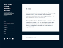 Tablet Screenshot of harrytucker.com